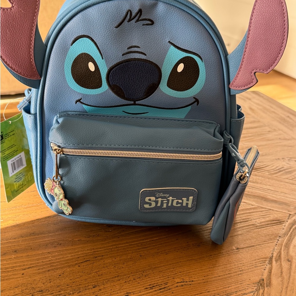 Disney Blue Stitch Character Backpack